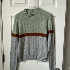 Copper Key sweater seafoam green